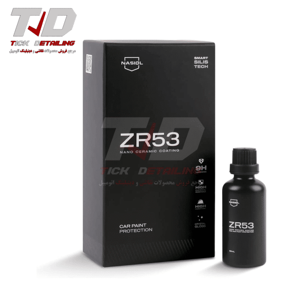 نانو سرامیکی رنگ بدنه خودرو ناژول Nasiol ZR53 – محافظت بی‌نظیر و درخشش ماندگار بدنه خودرو - Image 2