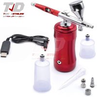 Cordless Airbrush Kit with Rechargeable Pump | Portable Painting & Detailing Tool