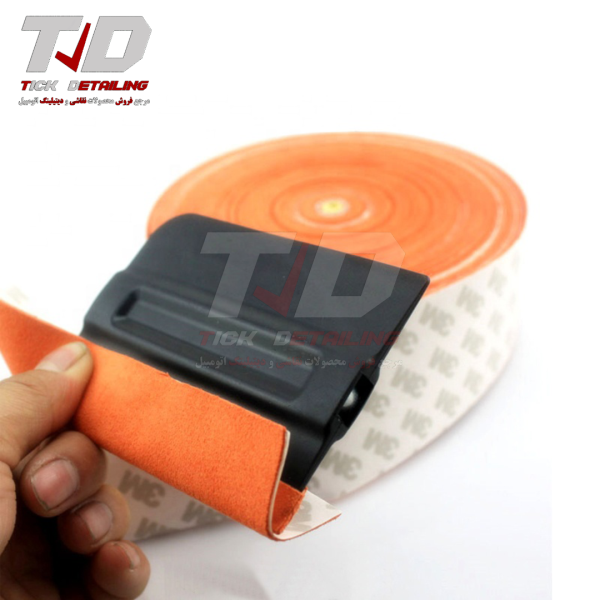 Orange Felt Roll for Squeegee – 15M – 3M Wrap & PPF Application