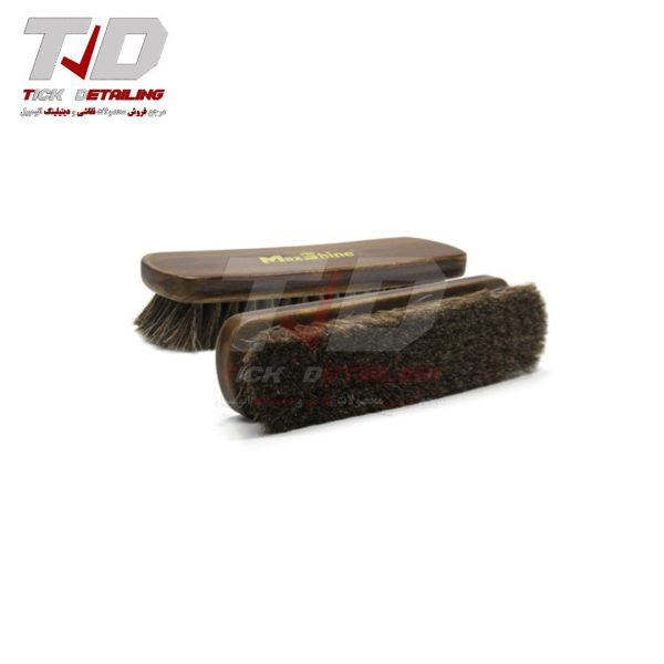 فرچه چرم و صندلی مو اسبی کوچک مکس شاین | Maxshine Horse Hair Brush Small