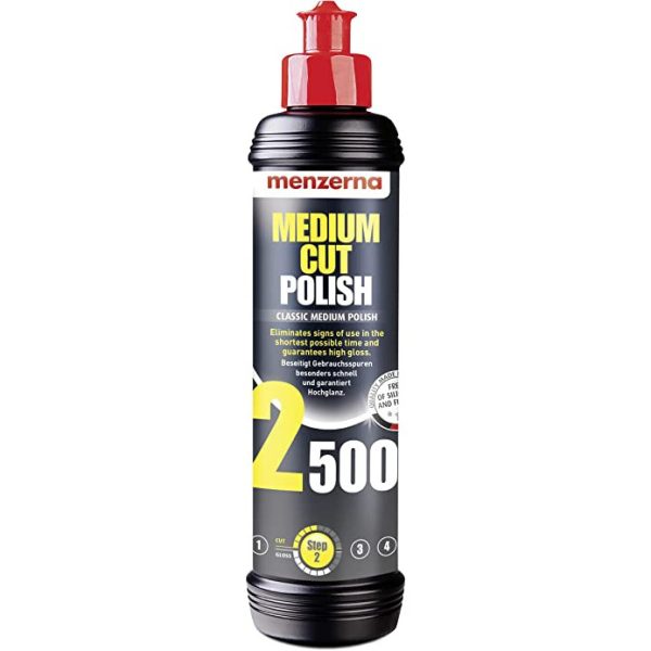 پولیش متوسط 250 میلی لیتری 2500 منزرنا مدل Menzerna Medium Cut 2500-250ml