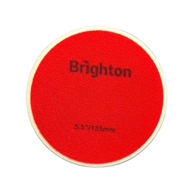 پد پولیش زبر روتاری سفید 5 اینچ برایتون Brighton white pad 135