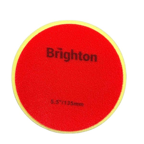 پد پولیش نرم روتاری زرد 5 اینچ برایتون Brighton yellow pad 135