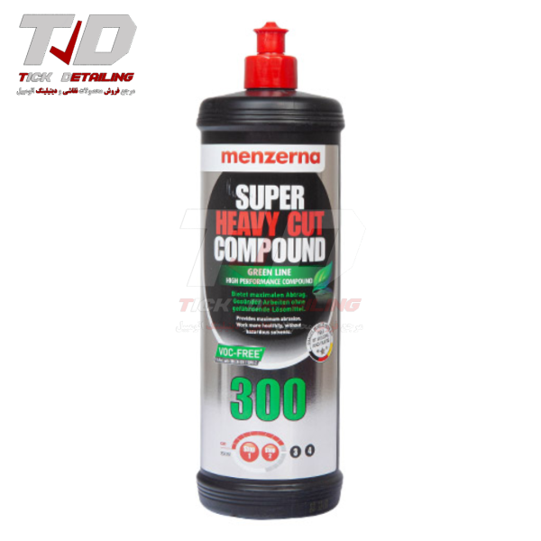پولیش خیلی زبر 300 سبز منزرنا 1 لیتری مدل Menzerna Super Heavy Cut 300 Green Line