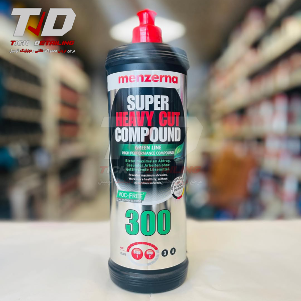 اجرای پولیش خیلی زبر منزرنا 300 روی بدنه خودرو با پد اسفنجی