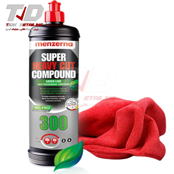 بطری 1 لیتری پولیش سبز منزرنا Super Heavy Cut 300