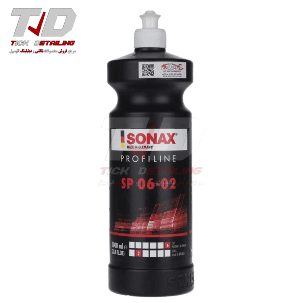 خرید پولیش زبر حرفه‌ای Sonax SP 06-02 برای ترمیم خط و خش خودرو