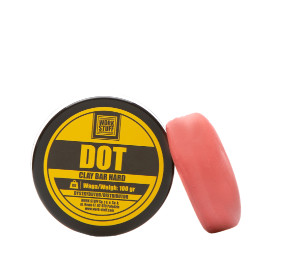 خمیر کلی زبر ورک استاف خمیر پولیش Work Stuff مدل Dot Clay Bar Hard