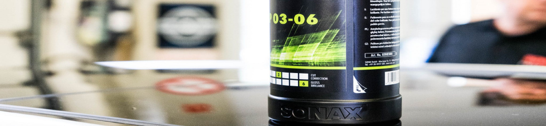 پولیش حرفه‌ای متوسط Sonax NP 03-06 برای دیتیلینگ خودرو