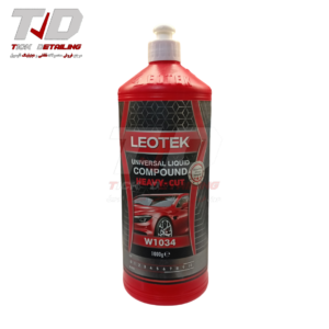 پولیش فوق زبر Leotek HEAVY-CUT برای حذف خراش‌های عمیق و آماده‌سازی رنگ خودرو