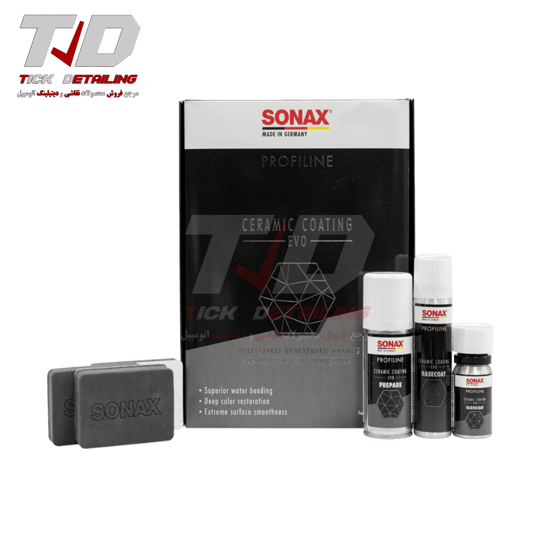 سرامیک Sonax EVO با دوام ۳۶ ماهه برای محافظت کامل رنگ خودرو