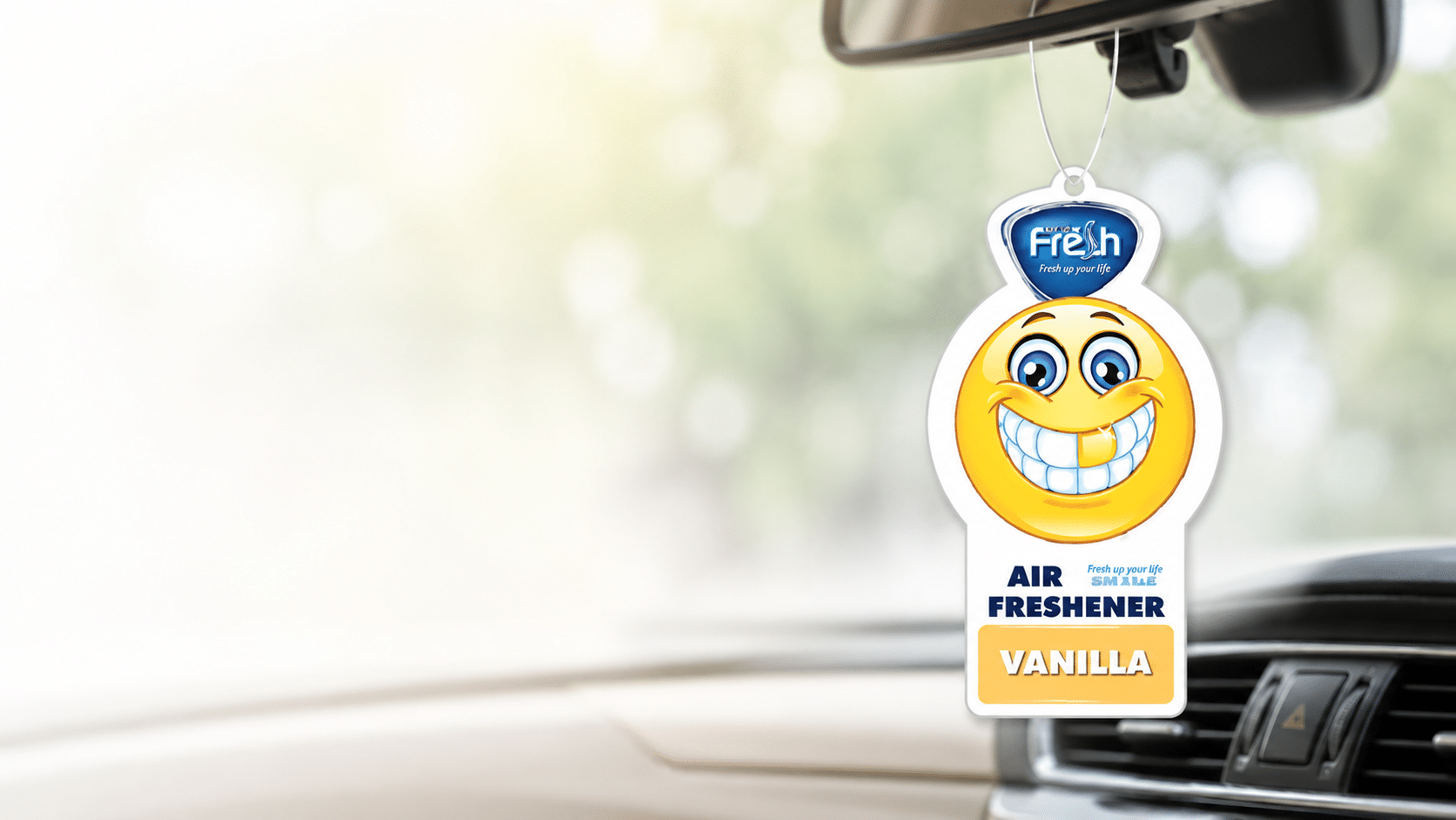 بررسی خوشبوکننده خودرو کارتی فرش وی مدل Fresh way SMILE VANILLA؛ خوشبوکننده کارتی با رایحه وانیل برای خودرو - تصویر مرتبط با مقاله