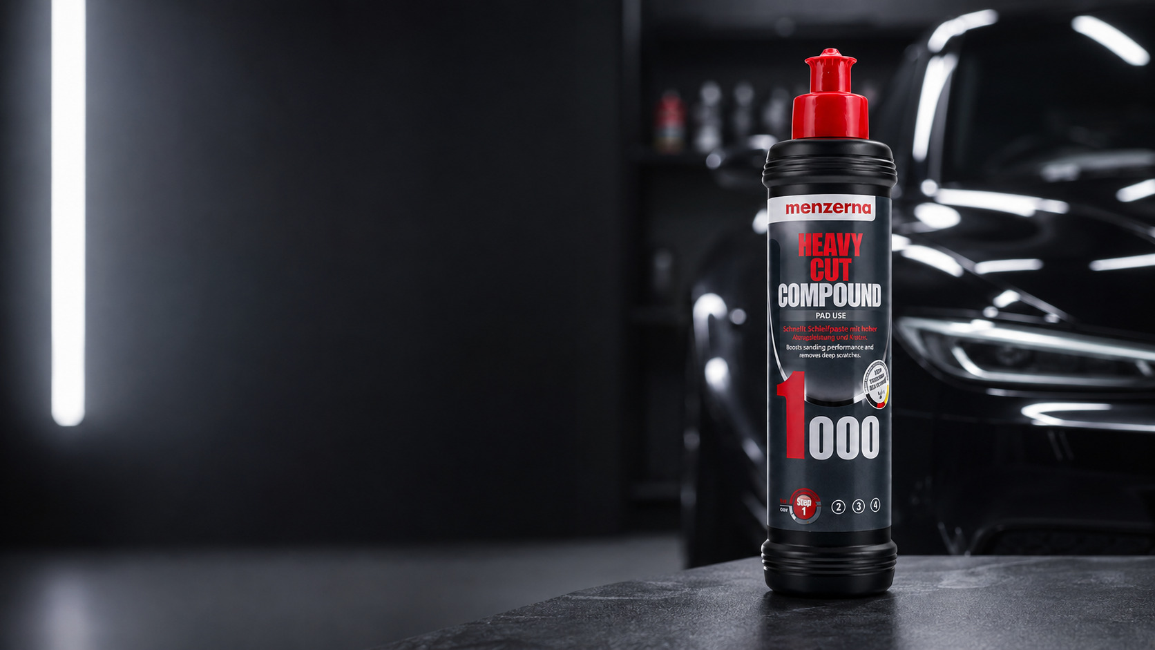 بررسی پولیش زبر 250 میلی لیتری 1000 منزرنا مدل Menzerna Heavy Cut 1000-250ml؛ کاربرد، کات و روش استفاده - تصویر مرتبط با مقاله
