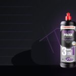 پولیش تک مرحله ای 1 لیتری منزرنا مدل Menzerna One Step Polish 3IN1 1L در فضای حرفه‌ای دیتیلینگ و اصلاح رنگ خودرو