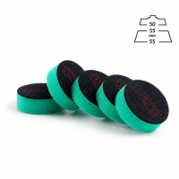 کیت پنج عددی پد پولیش زبر سبز 55 میلی متری اس جی سی بی مدل SGCBMini Foam Pad Set SGGA131 - تصویر 02