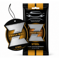 خوشبوکننده خودرو کارتی فرش‌وی مدل Freshway Car Air Freshener Steel Z