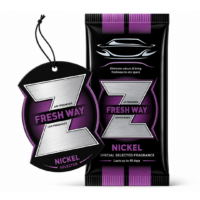 خوشبوکننده کارتی خودرو فرش‌وی مدل Freshway Car Air Freshener Nickel