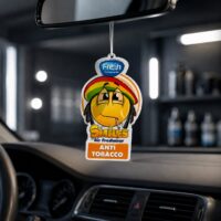 خوشبوکننده خودرو کارتی فرش وی مدل Smile Anti-Tobacco - تصویر ۲