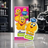 خوشبوکننده خودرو کارتی فرش وی مدل Smile Exotic - تصویر ۲