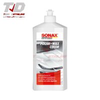 پولیش و واکس سفید 500 میلی لیتر سوناکس مدل Sonax Polish & Wax Color White 500ml